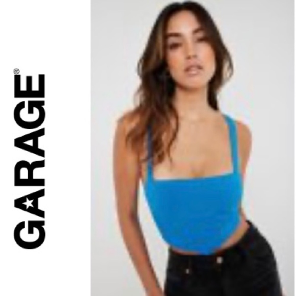 COPY - Garage Lace Up Handkerchief Top